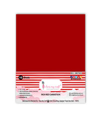 Rich Red Cardstock - A4 - 250 gsm