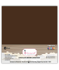 Chocolate Brown Cardstock 12x12