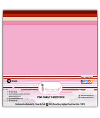 Pink Family Cardstock 12x12