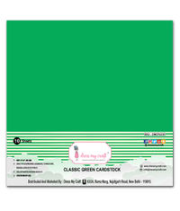 Classic Green Cardstock 12x12