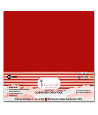 Classic Red Cardstock 12x12