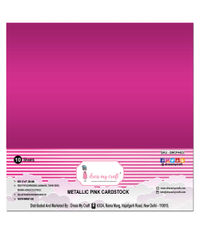 Metallic Pink Cardstock 12x12