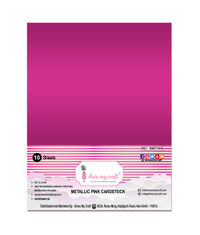 Metallic Pink Cardstock - A4 - 250 Gsm