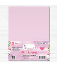 Shrink Prink -  Lilac Frosted Glass Sheet - Pack of 50 Sheets