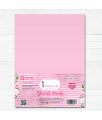 Shrink Prink - Baby Pink Frosted Glass Sheet - Pack of 50 Sheets