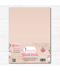 Shrink Prink - Nude Pink Frosted Glass Sheet - Pack of 50 Sheets