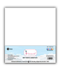 Matt White Cardstock - 12x12 - 270 gsm