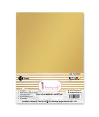 Dull Gold Mirror Cardstock