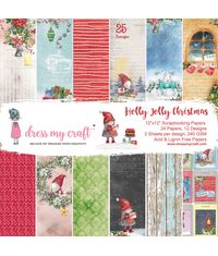 Holly Jolly Christmas 12" x 12" Paper Pad