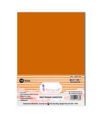 Deep Orange Cardstock - A4 - 250 Gsm