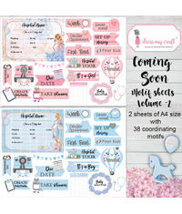 Coming Soon Motif Sheet - Vol 2