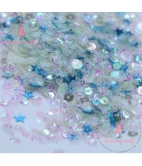 Crystal Blue Sequins