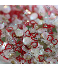 Red Hearts Sequins