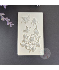 Flowers with Butterfly - Silicon Mould