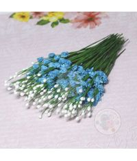 Filler Flower With Pollens - Dark Blue