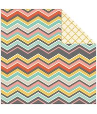 Mixed Chevron - 25 Pcs of 12" x 12" Paper