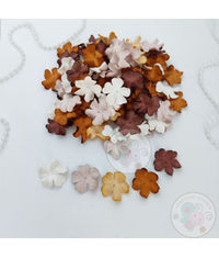 Flower Petals - Brown Combo