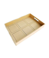 Rectangular Slot Tray - 6 Slot