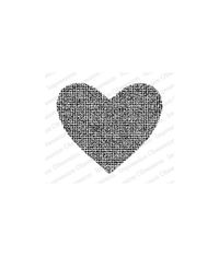 Textured Heart - Stamp