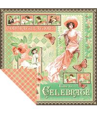 Time to Celebrate - Time To Celebrate Double-Sided Cardstock 12"X12"