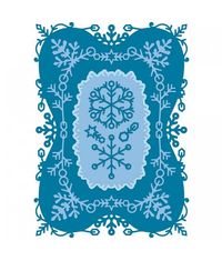 Holiday Snowflake Frame Die