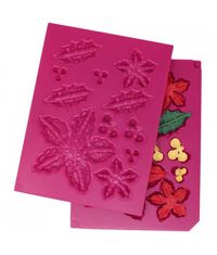 Large 3D Festive Poinsettia Shaping Mold