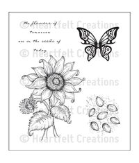 Sunflower Stem - Stamp