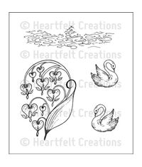 Romantique Swans - Stamp