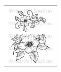 Botanical Rose Bouquet - Stamp