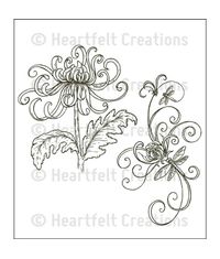 Enchanted Mum Bouquet Cling Stamp Set