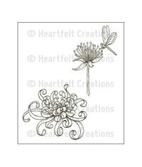 Enchanted Mum Clusters Cling Stamp Set