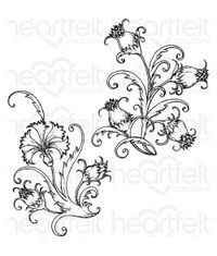 Fanciful Carnation - Stamp