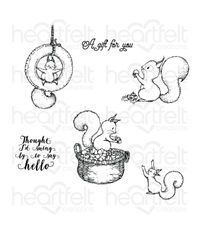 Furry-Tailed Frolic Cling - Stamp