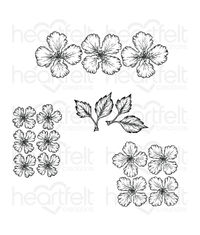 Oakberry Lane Blossoms Cling - Stamp