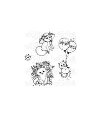 Playful Miss Kitty Cling - Stamp