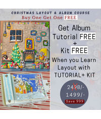 Christmas & Jinnie Layout & Album Course With Kit