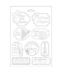 Music & Tag, Passion - Soft Maxi Mould 8.5"X11.5"