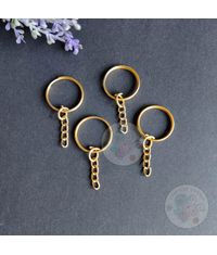 Key Chain Ring - Golden