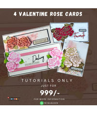 Valentine Rose Cards Course (Tutorial Only)