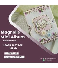 Magnolias Mini Album Class With Kit & Tutorial