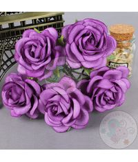 Purple - Mulberry Curved Roses