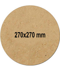 Round MDF Plate #15 - 270 mm