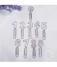 Metal Number Paper Clip