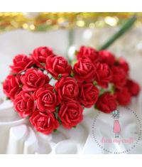 Micro Mini Roses - Red