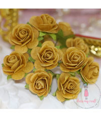 Micro Roses - Mustard Yellow