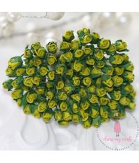 Micro Mini Rose Buds - Olive Green