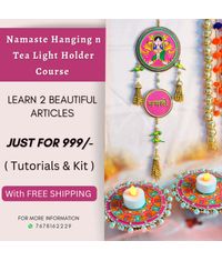 Namaste Hanging & Tea Light Holders Course With Kit
