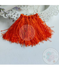 Orange - Silk Thread Tassels 