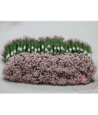 Round Shape Wire Pollen - Baby Pink - Wholesale Pack