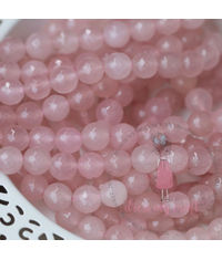 Real Stone Beads - Water Pink